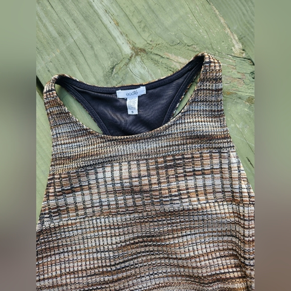 Ecote Space-dye Bodycon Midi Dress. - Picture 2 of 3